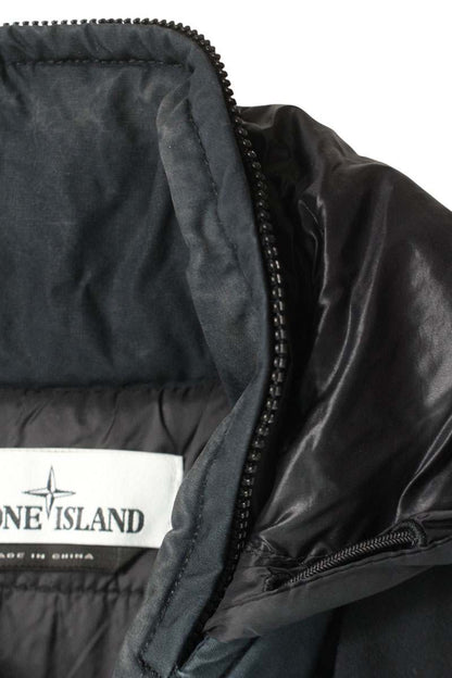 STONEISLAND Zip-Up Vest Black Size L
