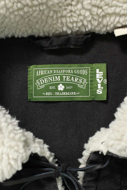 DENIM TEARS Long Sleeve Shirt Black Size M