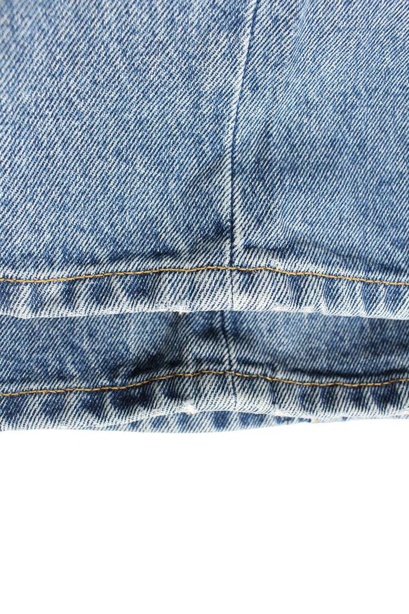 Off-White Print Denim Pants Blue Size 30