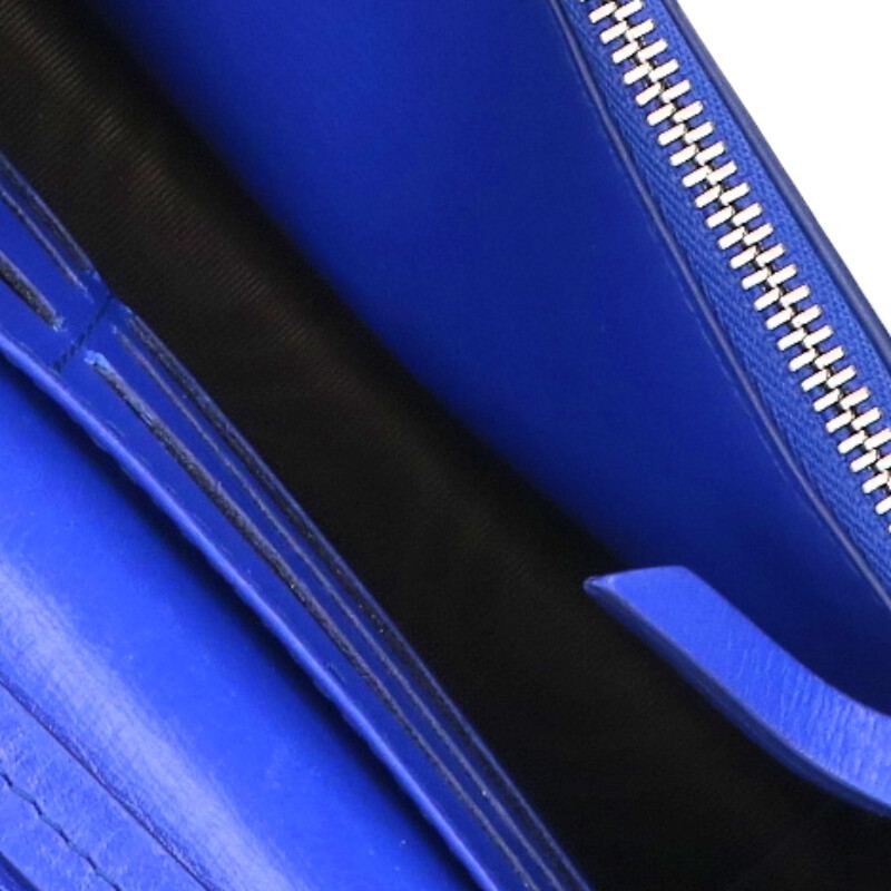 Maison Margiela　 SA 4-Stitch Leather Wallet Blue