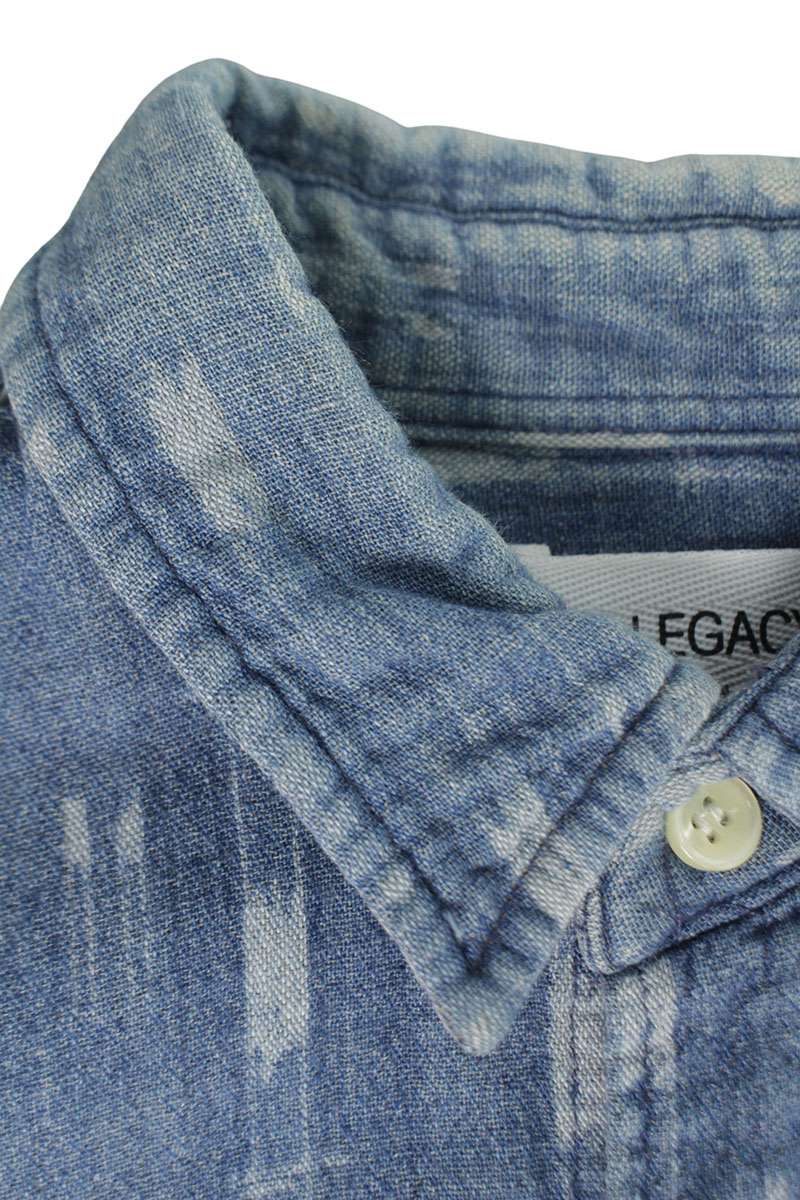 Our Legacy Cotton Denim Long Sleeve Shirt Blue Size XS