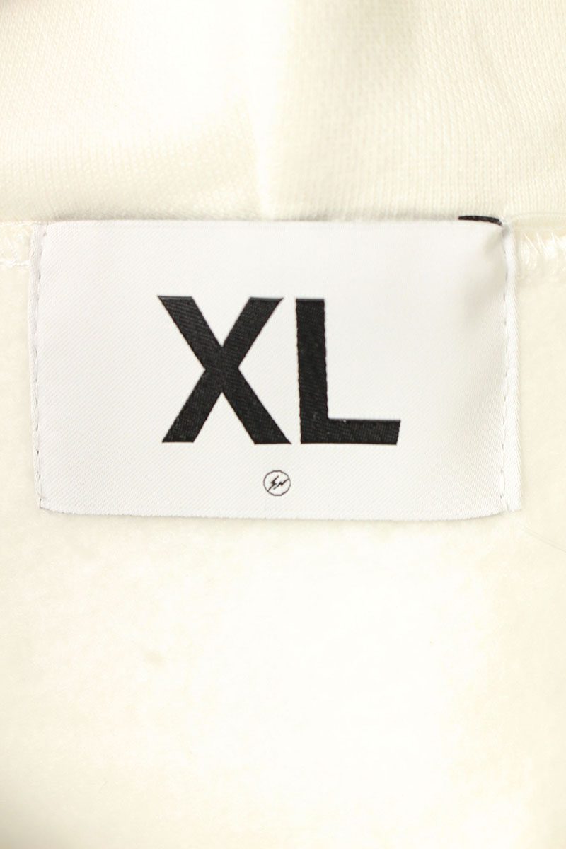 SEQUEL 23AW Logo Print Hoodie White Size XL