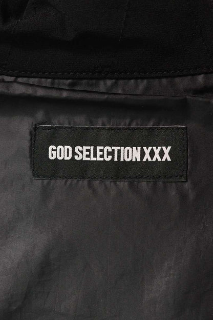 GOD SELECTION XXX Logo Patch Half Zip Nylon Blouson Size XL