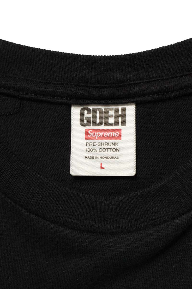 Vintage Supreme Tops - SUPREME x GOODENOUGH 25SS End Racism Tee T-Shirt Black Size L - Authentic Archive