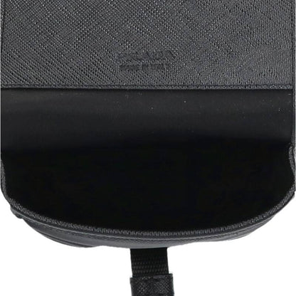 Prada Phone Shoulder Bag Black One Size