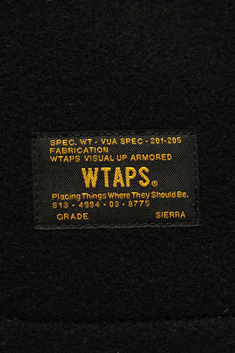 Wtaps 13AW LACK WATCH S Wool Coat Black Size 1