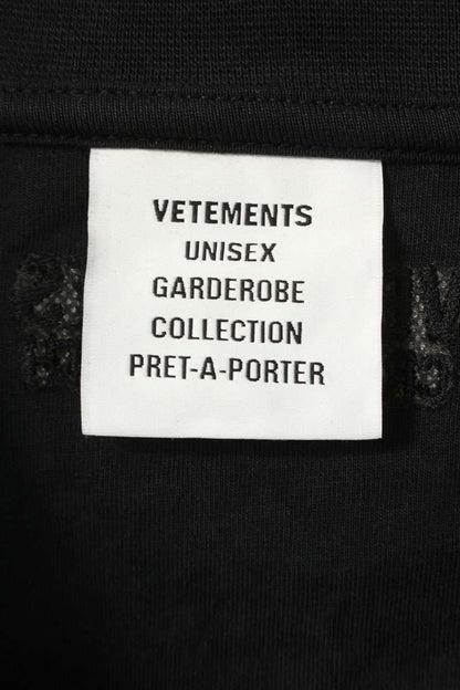 Vetements 25AW BlackDecadenceIsAVirtue T-Shirt Black Size XS