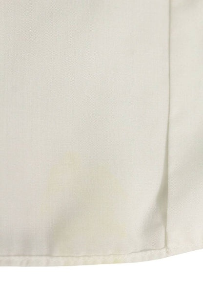 Vintage Comme des Garcons Tops - COMME des GARCONS HOMME PLUS Cut-Off L/S Shirt White Size M - Authentic Archive