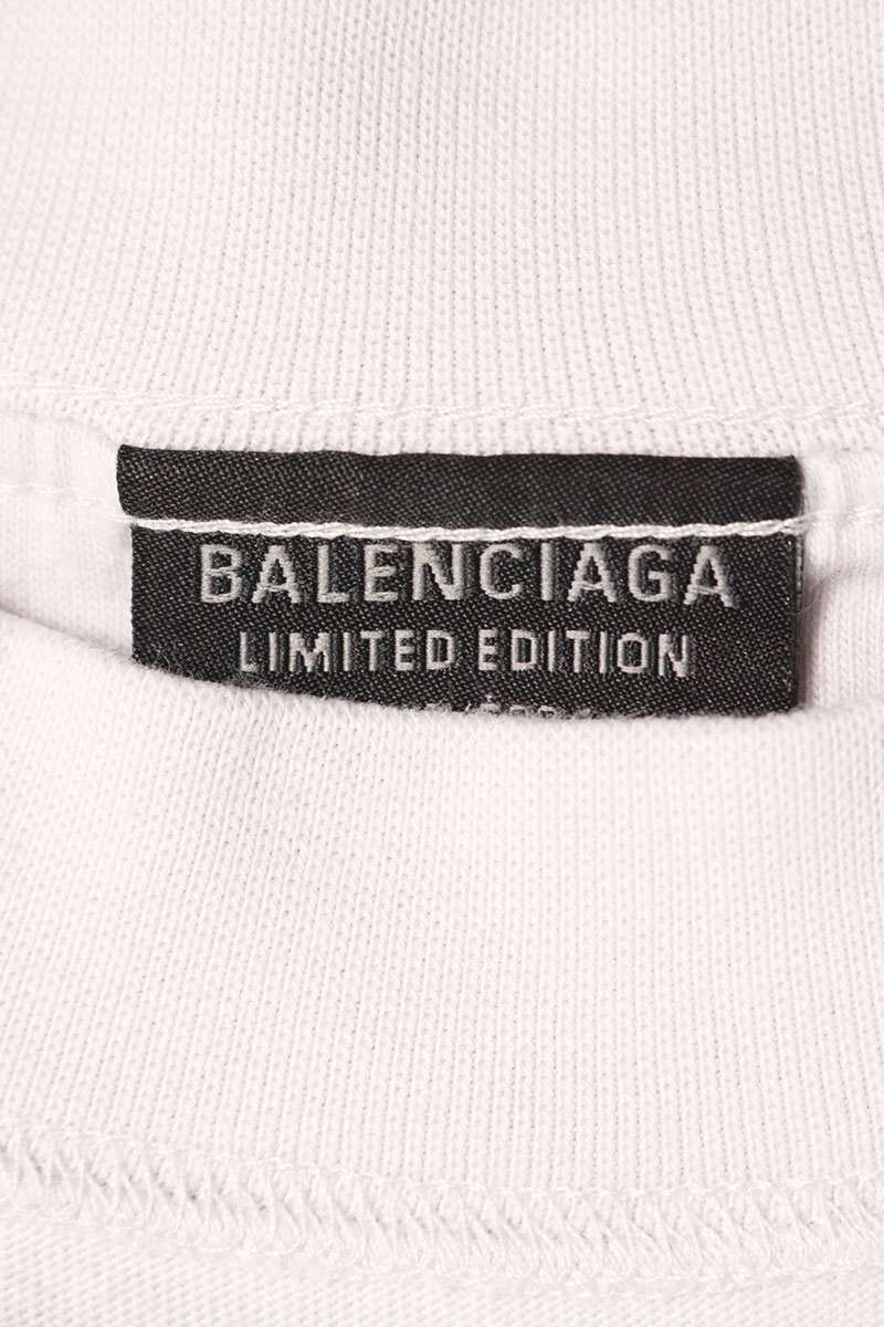 Balenciaga BFRND Series Inside-Out T-Shirt White Size 4