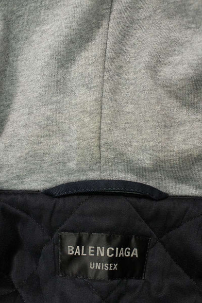 Balenciaga 23AW DOUBLEB Hoodie Blue x Gray Size 3