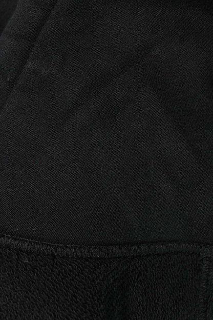 SEQUEL Logo Embroidered Pullover Hoodie Black Size L