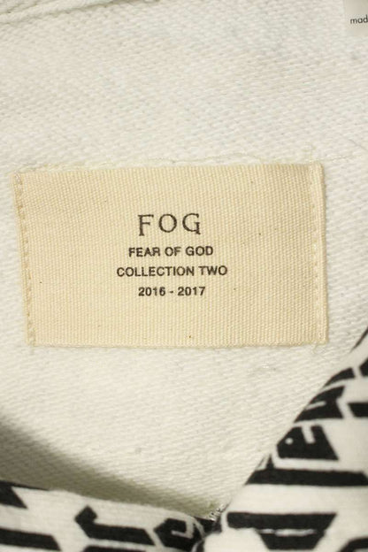 Vintage Fear of God Tops - FEAR OF GOD COLLECTION TWO Print Pullover Hoodie Size S - Authentic Archive