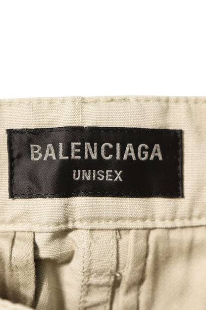 Balenciaga 23AW Cargo Flare Long Pants Beige Size XXS
