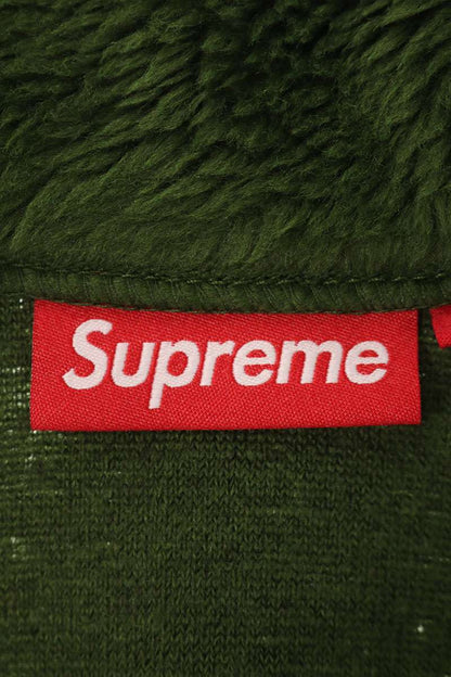Supreme 25SS Shoulder Logo Fleece Jacket Blouson Green Size S
