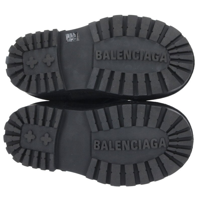 BALENCIAGA ALASKA Shearling Mouton Big Boots Size 8.5