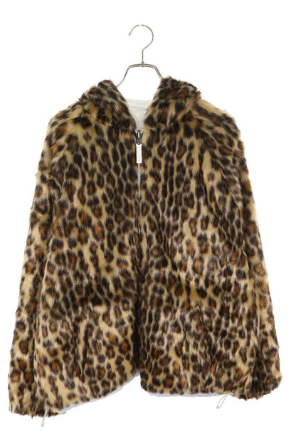 Supreme 25SS Faux Fur Reversible Hooded Track Jacket White Size XL