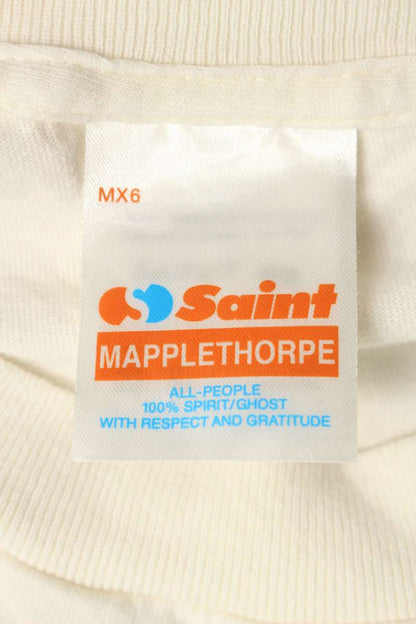 Saint Michael Print T-Shirt White Size L