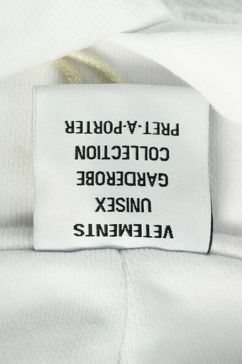 Vetements 23AW WHITE Logo Hoodie White Size S