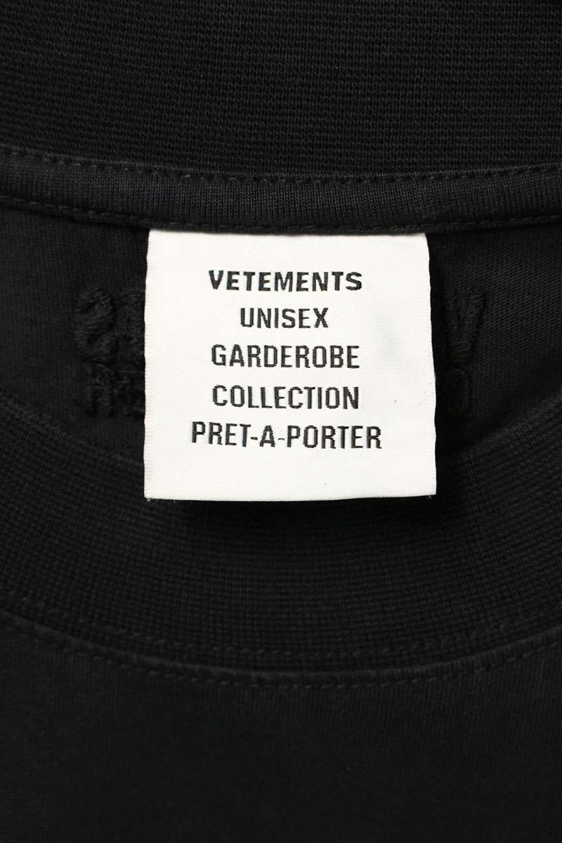 Vetements 25AW Cof Print T-Shirt Black Size XS