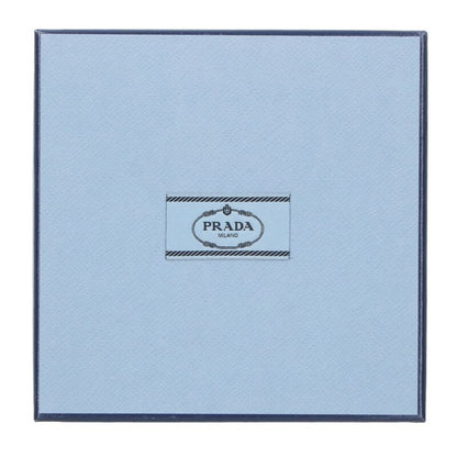 Prada Logo cotton scarf White x Black One Size