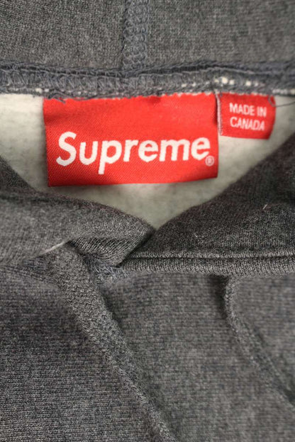 Supreme 21AW Box Logo Hooded Sweatshirt Gray Size S