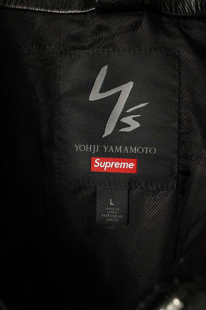 Supreme x Yohji Yamamoto Y's by Yohji Yamamoto Leather Jacket Black Size L