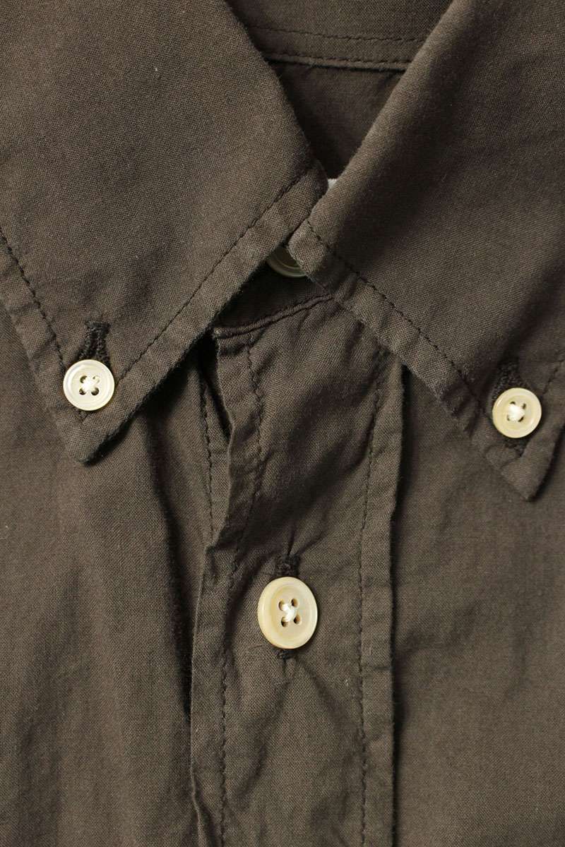 Our Legacy Cotton Long Sleeve Shirt Brown Size S