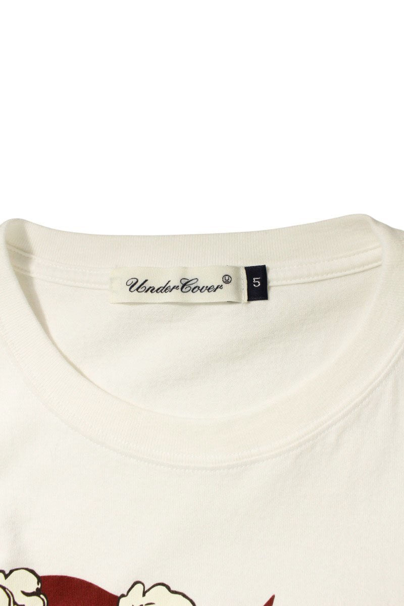 Vintage Undercover Tops - UNDERCOVER 25AW Plant Graphic T-shirt White Size 5 - Authentic Archive