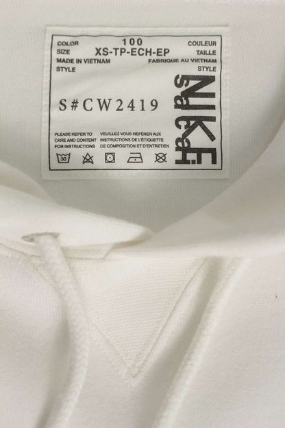 Sacai x Nike Hoodie White Size XS