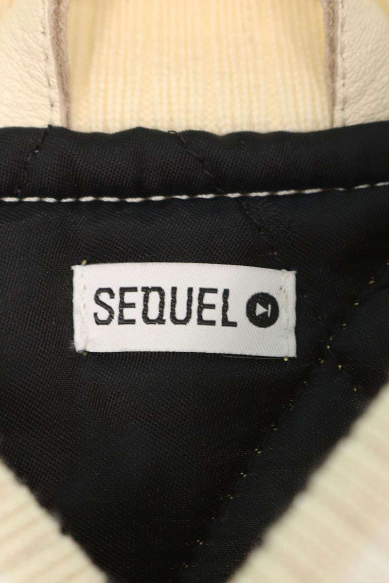 SEQUEL 23AW Leather Blouson White Size M