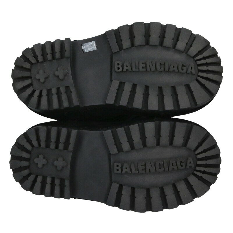 BALENCIAGA Alaska Mouton Big Boots Black Size 10.5