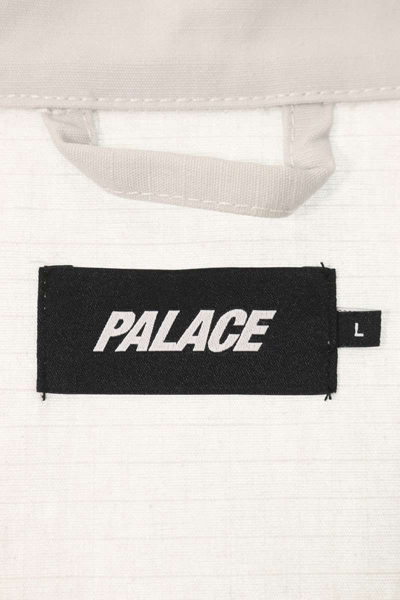 Palace 24AW RIPSTOP CTN JACKET Zip Up Cotton Blouson Gray Size L