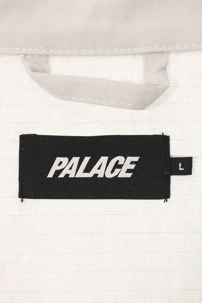 Palace 24AW RIPSTOP CTN JACKET Zip Up Cotton Blouson Gray Size L