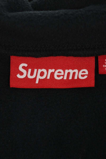 Supreme 25FW Polartec Facemask Half Zip Hooded Sweatshirt Black Size XL
