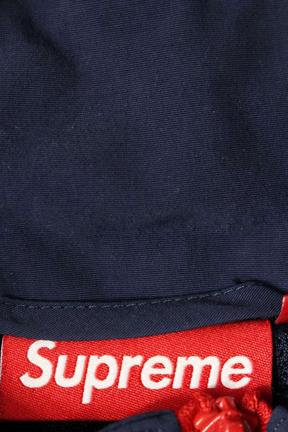 Supreme Conrast Zip jacket Logo Embroidered Up Blouson Blue x Red Size XL