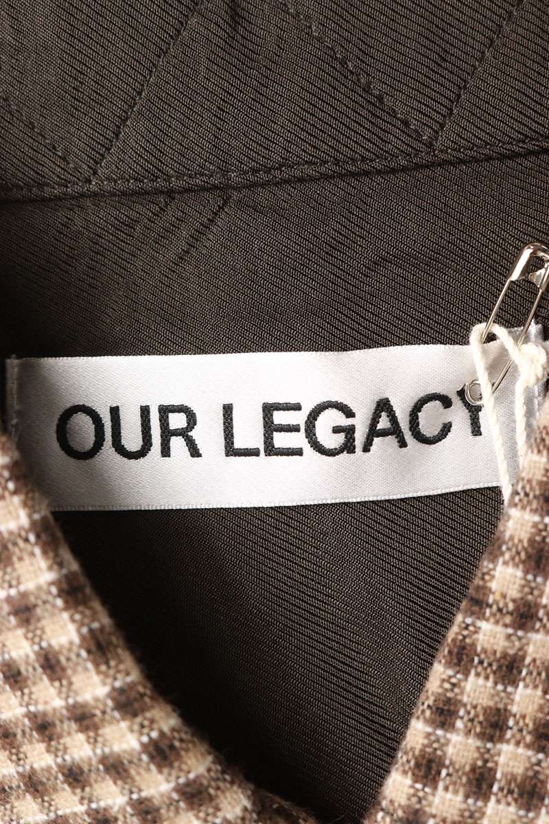 Our Legacy 25AW Heusen Long Sleeve Shirt Brown Size 48
