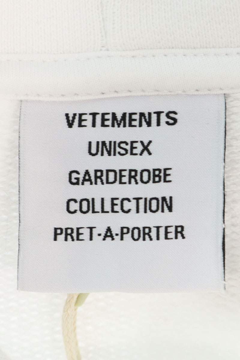 Vetements 24AW Logo Hoodie White Size XL
