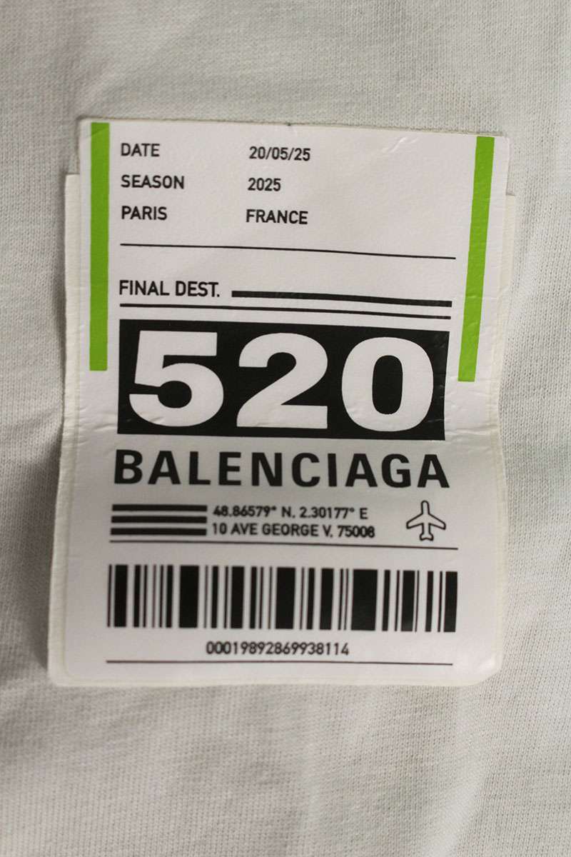 Balenciaga T-Shirt Gray Size S