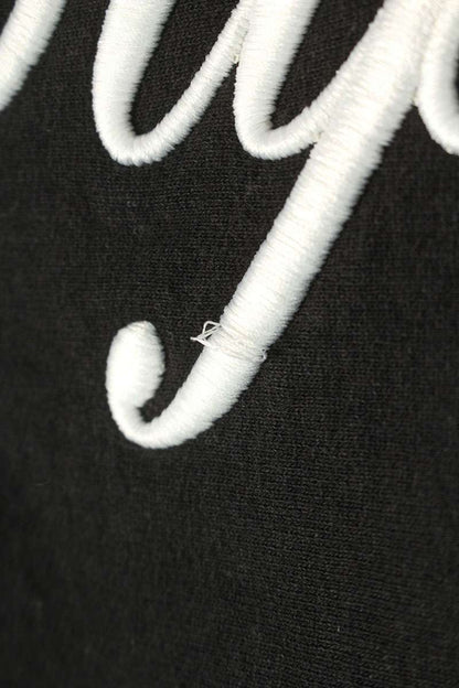 Supreme 24AW Embroidered Script Sweatpant Logo Long Pants Black US 32