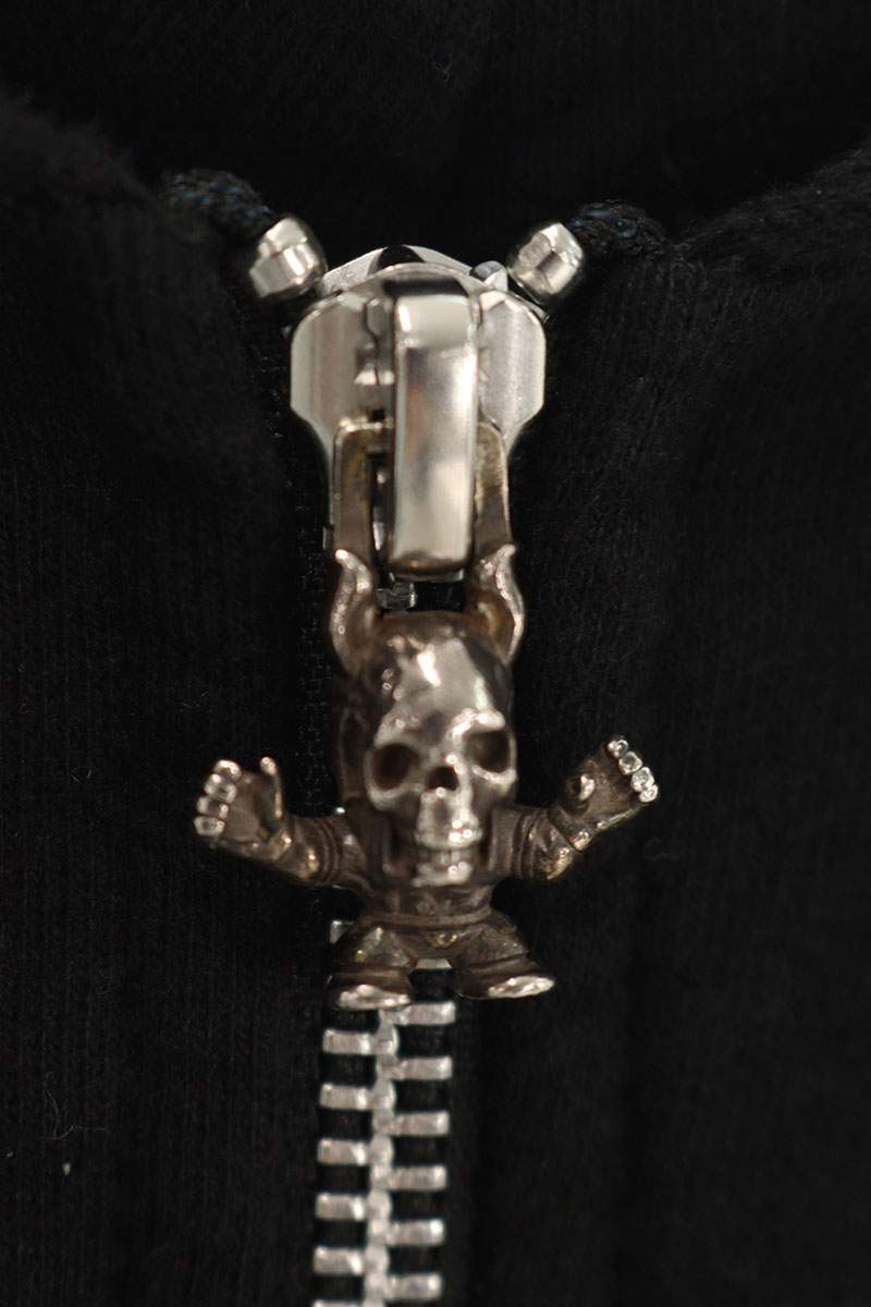 Chrome Hearts SWTSHRT HD ZIP FOTI Print Up Hoodie Black x Red x Silver Size XL