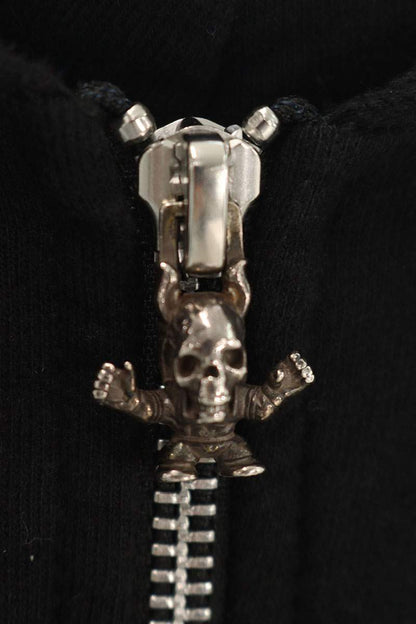 Chrome Hearts SWTSHRT HD ZIP FOTI Print Up Hoodie Black x Red x Silver Size XL
