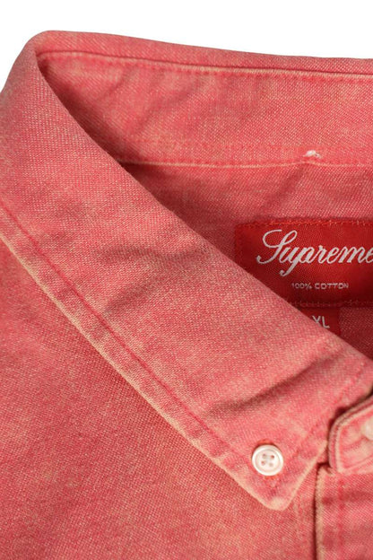 Supreme 18SS Denim Shirt Pink Size XL