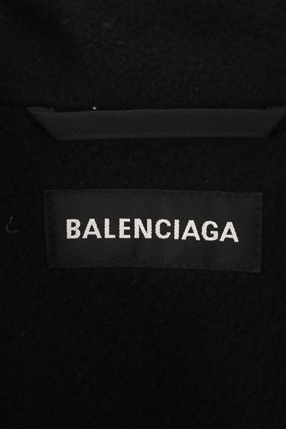 Balenciaga BB Logo Embroidered Blouson Black Size XS
