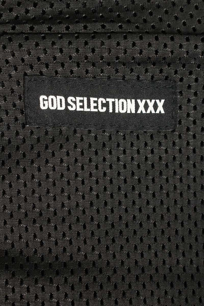 GOD SELECTION XXX Logo Embroidered Boa Blouson Black Size L