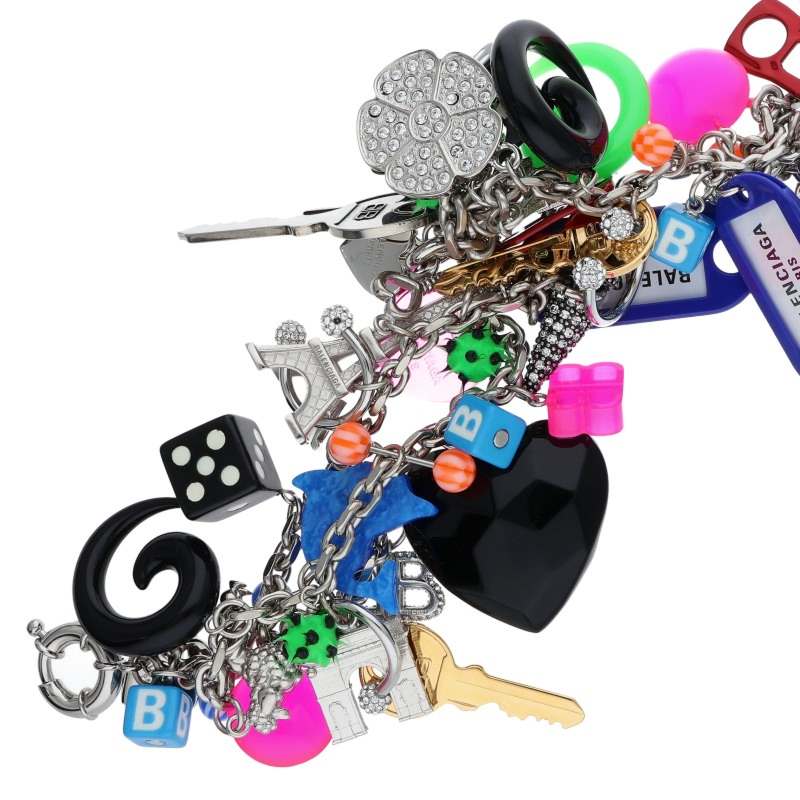 Balenciaga Multi-bag charm Necklace Multi One Size