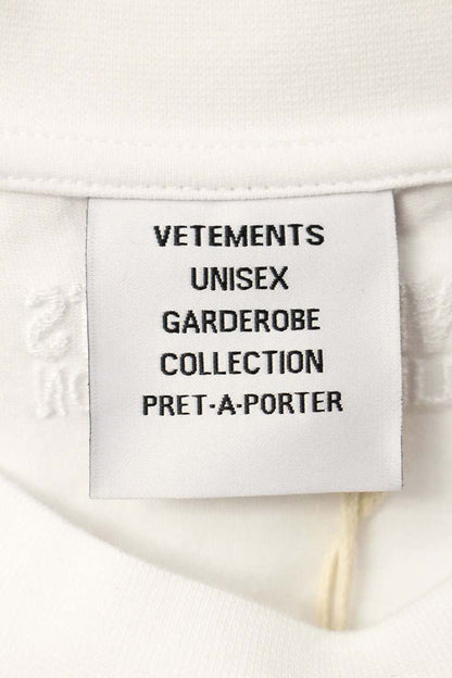 Vetements 25SS VM Long Sleeve T-Shirt White Size S