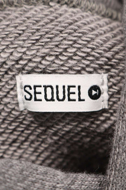 SEQUEL 23AW Logo Print Pullover Hoodie Gray x Multi Size XL