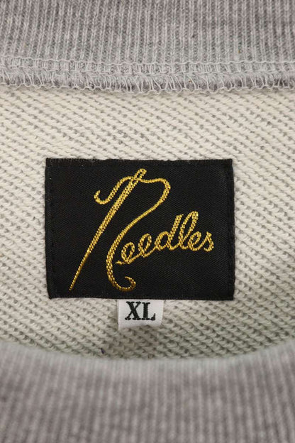 Needles sideline Embroidered Sweatshirt Gray x Green Size XL