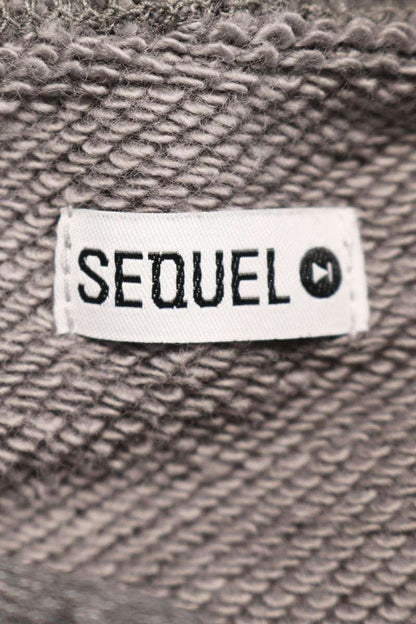 SEQUEL 23AW Print Zip Up Hoodie Gray 23AW-HD Size XL