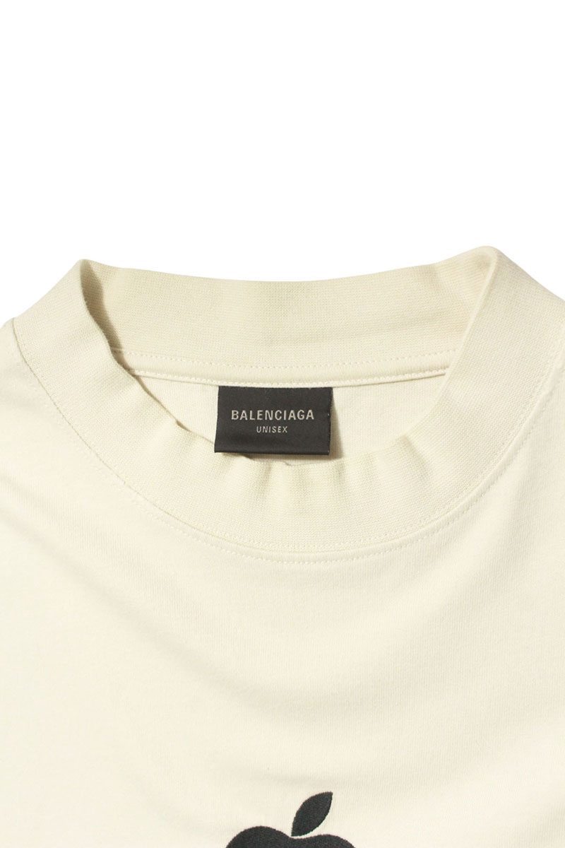 Balenciaga 22AW Be different Embroidered T-Shirt Gray Size 3